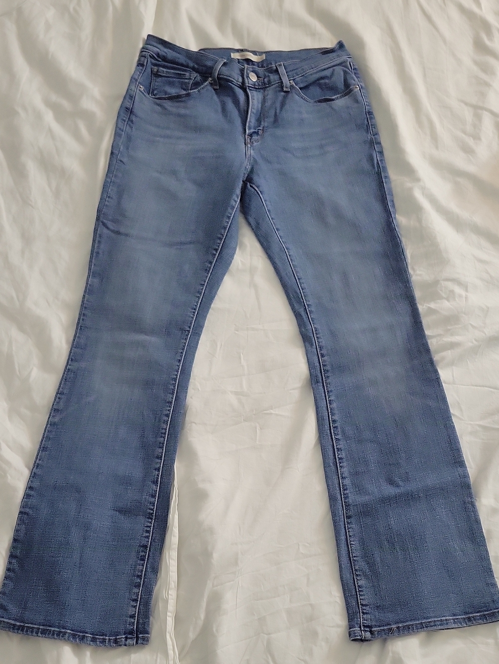 Levi's Light Blue Wide-Leg Jeans
